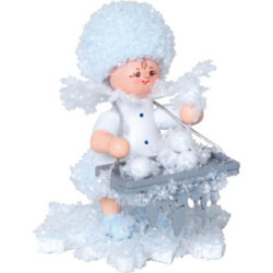 Schneeflöckchen mit Eiskugeln - 5 cm