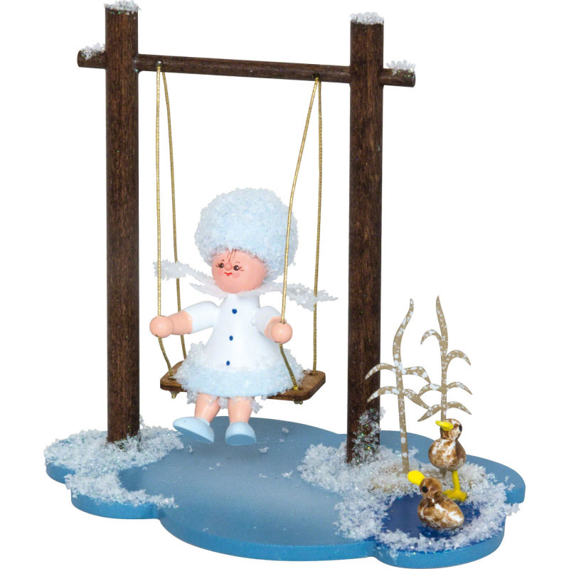 Schneeflöckchen mit Schaukel - 8,5 cm