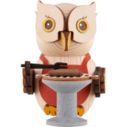 Mini Owl with BBQ - 7 cm / 2.8 inch