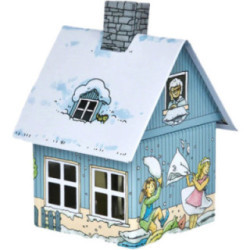 Metal Smoking Hut - "Frau Holle" - 9,8 cm / 3.9 inch