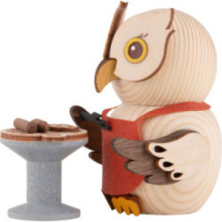 Mini-Eule mit Grill - 7 cm