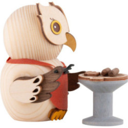 Mini Owl with BBQ - 7 cm / 2.8 inch