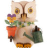 Mini Owl Gardener - 7 cm / 2.8 inch