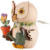 Mini Owl Gardener - 7 cm / 2.8 inch