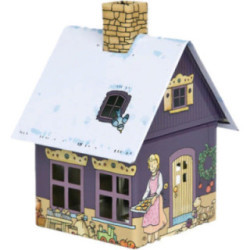 Metal Smoking Hut - "Christmas Bakery" - 9,8 cm / 3.9 inch
