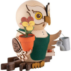Räuchereule Gärtner - 15 cm