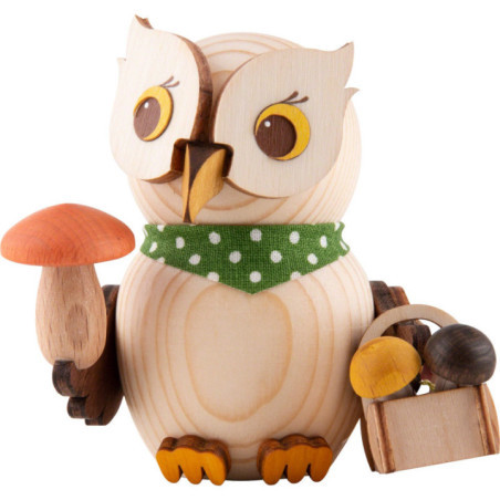 Mini Owl Mushroom Picker - 7 cm / 2.8 inch
