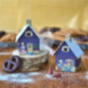 Metal Smoking Hut - "Christmas Bakery" - 9,8 cm / 3.9 inch