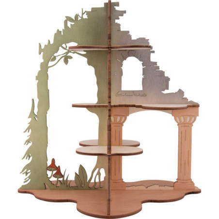 Castle Ruin for Mini Owls and Child Owls - 32 cm / 12.6 inch