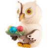 Mini Owl with Easter Eggs - 7 cm / 2.8 inch