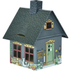 Metall-Räucherhaus "Spielzeugmacher" - 9,8 cm