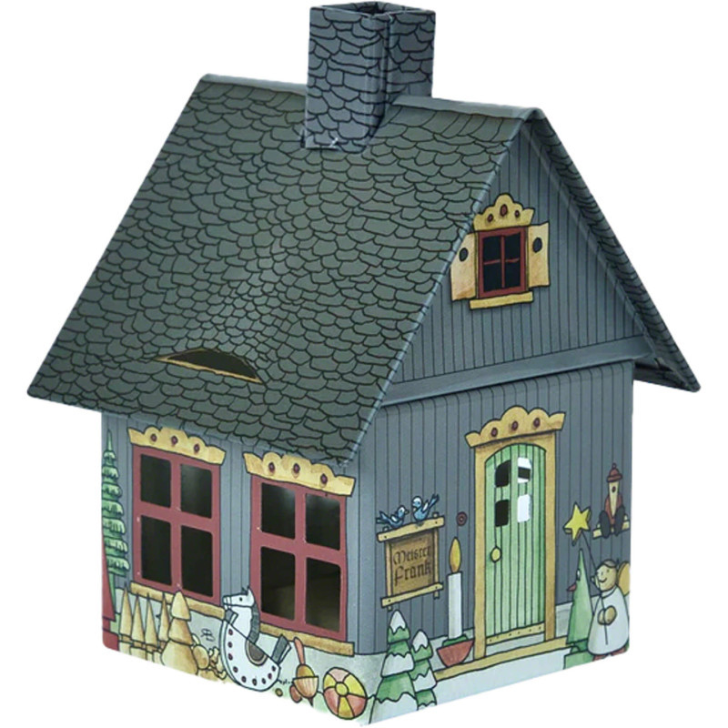 Metall-Räucherhaus "Spielzeugmacher" - 9,8 cm