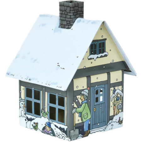 Metall-Räucherhaus "Winterfreude" - 9,8 cm