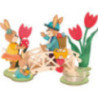 Bastelset Teelichthalter Osterbrücke - 14 cm