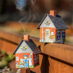 Metal Smoking Hut - "Railroad" - 9,8 cm / 3.9 inch