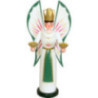 Angel for Candles - green-red - 36 cm / 14.2 inch