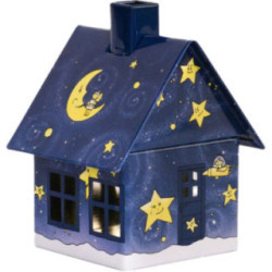 Metal Smoking Hut - "Good Night" - 9,8 cm / 3.9 inch