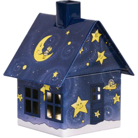 Metall-Räucherhaus "Gute Nacht" - 9,8 cm