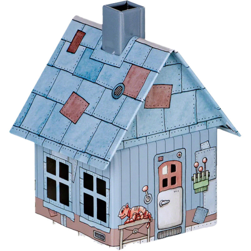 Metal Smoking Hut - "Villa Rust" - 9,8 cm / 3.9 inch
