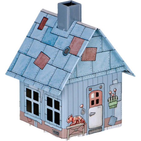 Metall-Räucherhaus "Villa Rost" - 9,8 cm