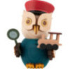 Mini-Eule Eisenbahner - 7 cm