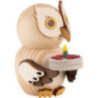Mini-Eule mit Torte - 7 cm