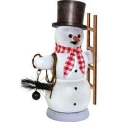 Räuchermännchen Schneemann Schornsteinfeger - 13 cm