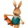 Stupsi Hase mit Skateboard - 12 cm