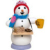 Räuchermännchen Schneemann Stollenbäcker - 13 cm