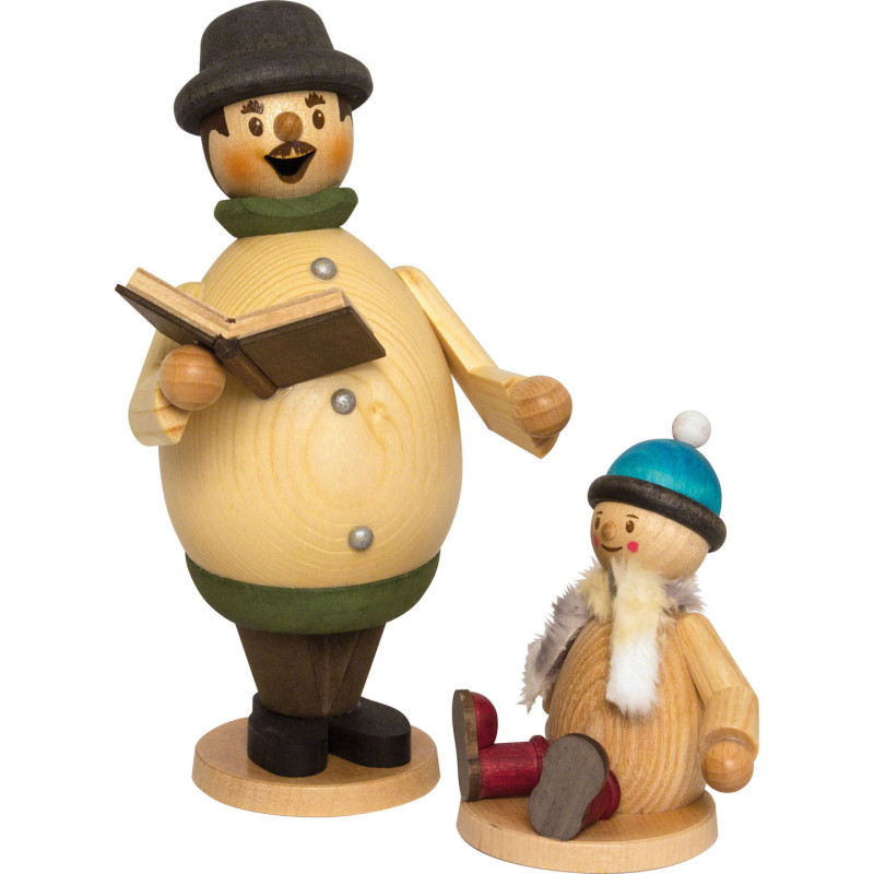 Smoker - Reader Max with Little Max - 16 cm / 6.3 inch