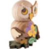 Owl Child with Flower - 4 cm / 1.6 inch