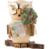 Smoker - Owl with Rowan Berry - Owl of the Year 2024 - 15 cm / 5.9 inch
