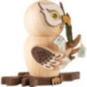 Smoker - Owl with Rowan Berry - Owl of the Year 2024 - 15 cm / 5.9 inch