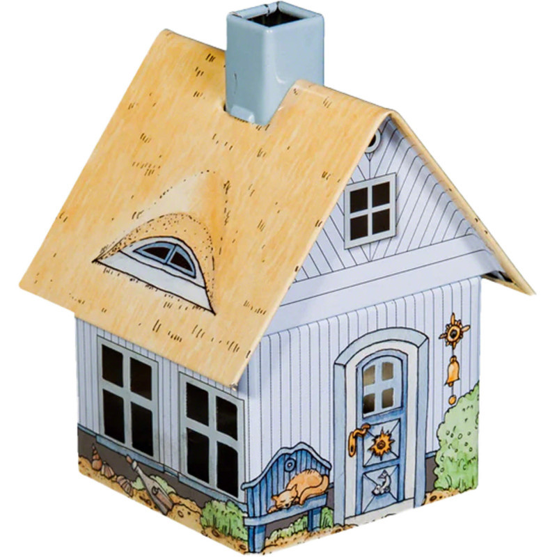 Metal Smoking Hut - "Beach House" - 9,8 cm / 3.9 inch