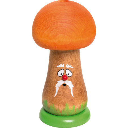 Räucherpilz mit orangefarbenem Hut - 12 cm