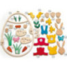 Handicraft Set - Window Picture - Rabbit Swing - 25 cm / 9.8 inch