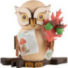 Smoker - Owl with Red Oak - Owl of the Year 2025 - 15 cm / 5.9 inch