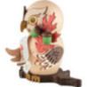 Smoker - Owl with Red Oak - Owl of the Year 2025 - 15 cm / 5.9 inch