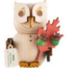 Mini Owl with Red Oak - Owl of the Year 2025 - 7 cm / 2.8 inch