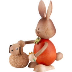Snubby Bunny with Lamb - 12 cm / 4.7 inch