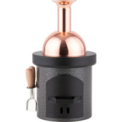 Smoking Stove - Brewing Kettle Black Hammertone - 13 cm / 5.1 inch