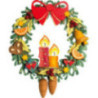 Handicraft Set - Door Wreath - 25 cm / 9.8 inch