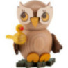 Owl Child with Bird - 4 cm / 1.6 inch