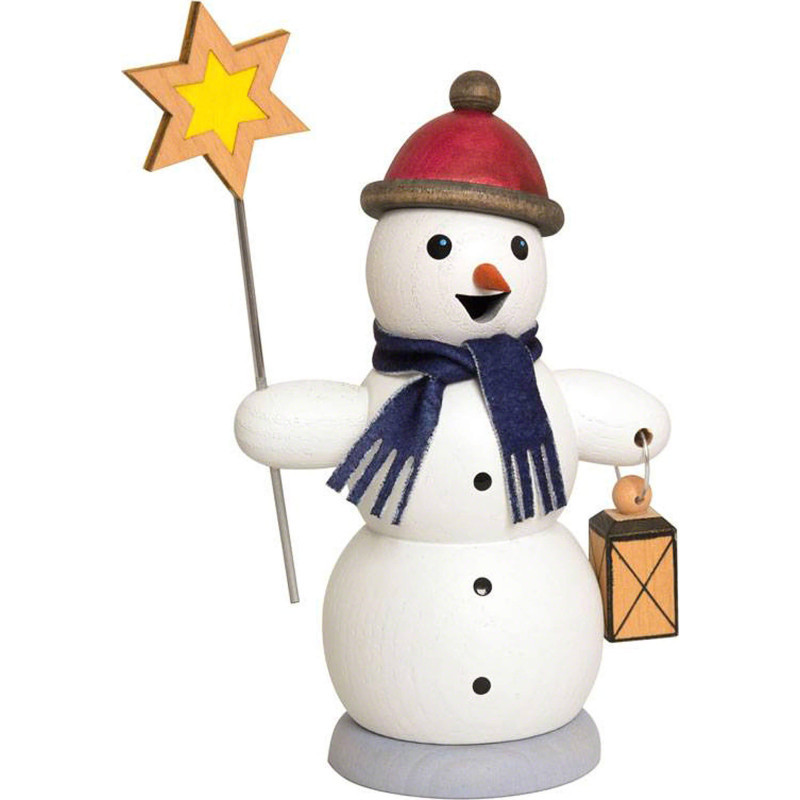 Räuchermännchen Schneemann Sternsinger - 13 cm