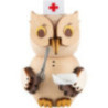 Mini-Eule Krankenschwester - 7 cm