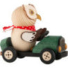 Mini Owl in Green Speedster - 7 cm / 2.8 inch