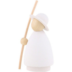 Shepherd White/Natural - Small - 7 cm / 2.8 inch