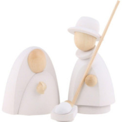 The Holy Family White/Natural - Large - 10,0 cm / 4.0 inch
