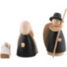 The Holy Family Natural/Anthracite - Mini - 5 cm / 2 inch