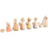 Nativity Set of 9 Pieces Colored - Small - 7 cm / 2.8 inch